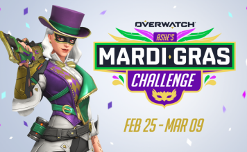 Get An Ashe Skin During Overwatch's Mardi Gras Event