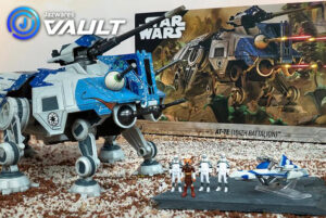 Star Wars Micro Galaxy Squadron AT-TE (104th Battalion) Coming to Jazwares Vault on Oct. 22nd