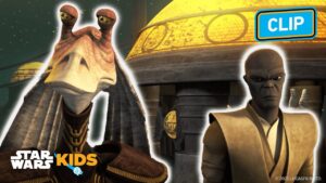 The Jar Jar Mace Chase! | Star Wars: The Clone Wars | Star Wars Kids