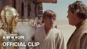 Luke Skywalker Meets R2-D2 and C-3PO | Official Clip
